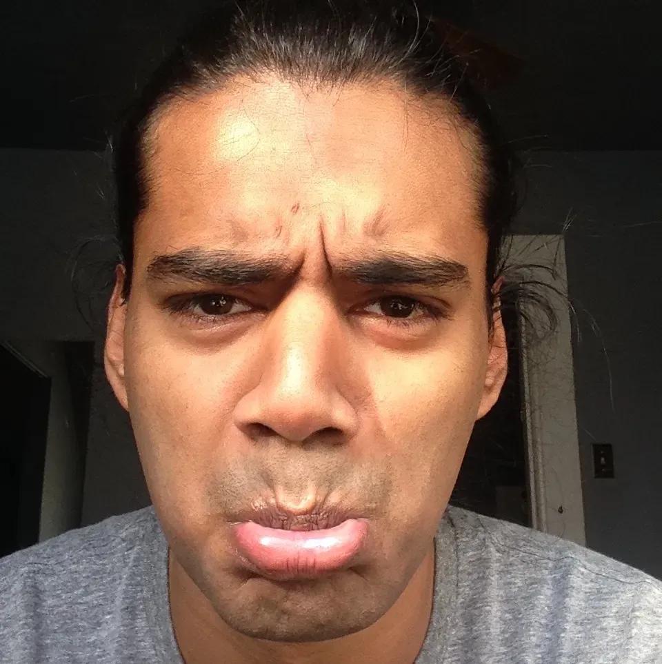 Me clean shaving. Obviously sad.